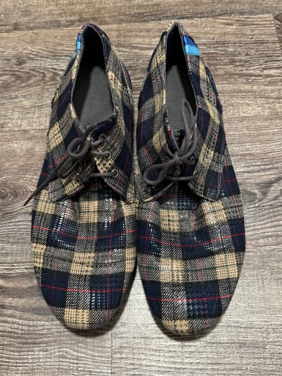 John Fluevog Other - John Fluevog Plaid Derby Shoes Mens 9